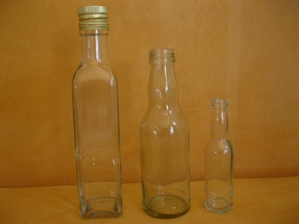 Glasflaschen mit Schraubverschluss, ausverkauft