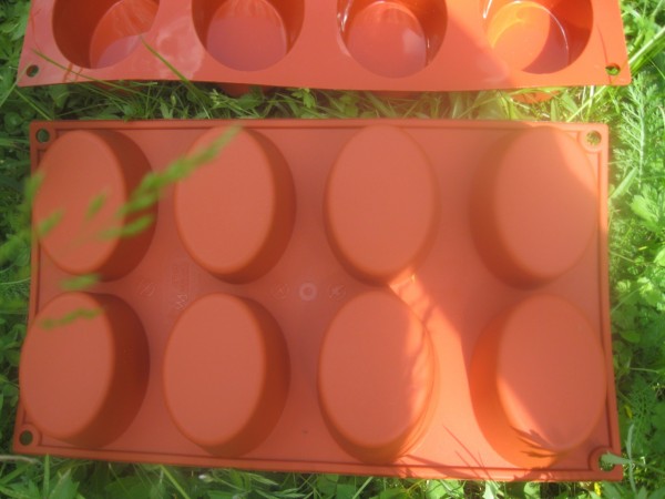 Silikonform, oval
