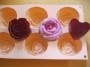 Silikonform, Rose, groß und klein, z.Z. nicht lieferbar
