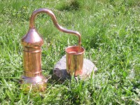 Destille 0,5 L mit "Aroma Kolonne" Destille 0,5 L mit "Aroma Kolonne"