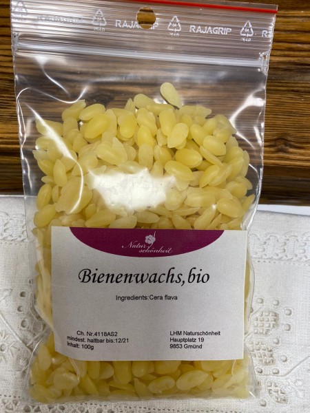 Bienenwachs, naturgelb, Bio