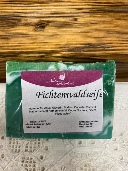 Fichtenwald, Ziegenmilchbasis, ca 100g