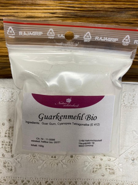 Guarkernmehl, pflanzl. biol. zertifieziert (100 ml)